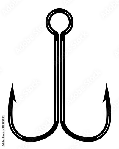 Fishing double hook