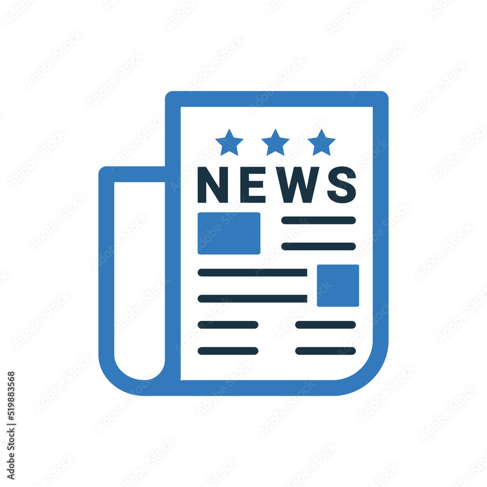 Letter, news, newspaper icon. Editable vector graphics. Letter, news, newspaper icon. Editable vector graphics.