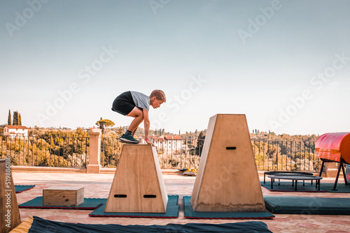 Fotografie Parkour athletic challange