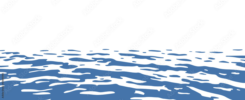 Ocean ripples background Stock Vector | Adobe Stock