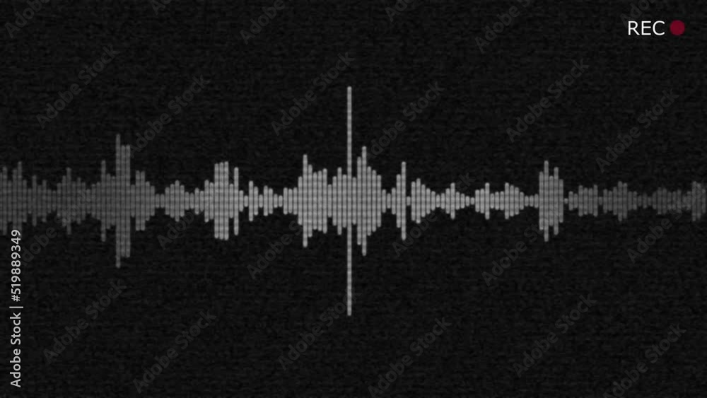 Phone call audio wave interrogation criminal case recording answering machine mailbox visualization