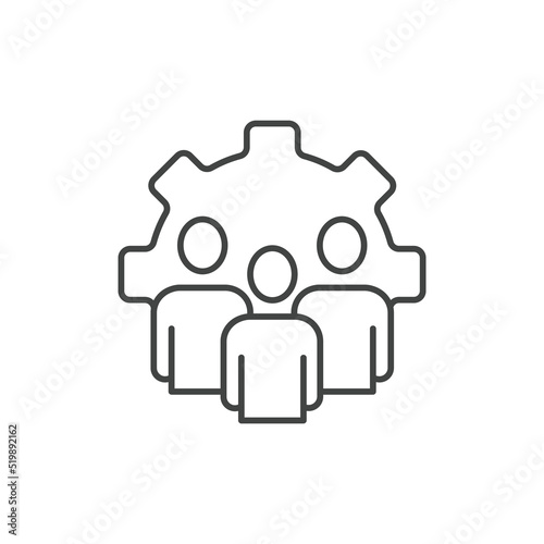 management icons  symbol vector elements for infographic web