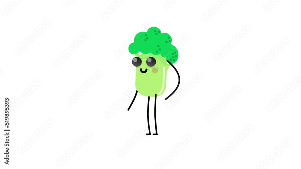 Broccoli Character Broccoli Character