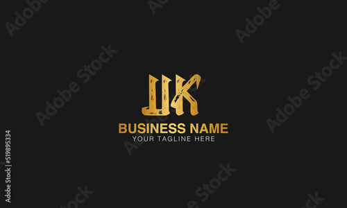 UK initial logo | initial based abstract modern minimal creative logo, vector template image. luxury logotype logo, real estate homie logo. typography logo. initials logo.