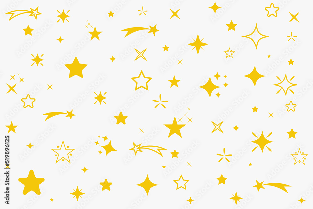 seamless background with stars