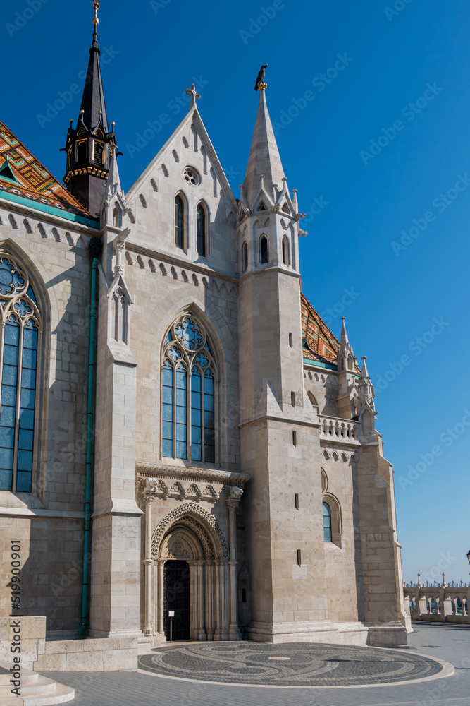 Matthias Church in Budapest. Hungary.