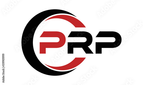 PRP swoosh three letter logo design vector template | monogram logo | abstract logo | wordmark logo | letter mark logo | business logo | brand logo | flat logo | minimalist logo | text | word | symbol