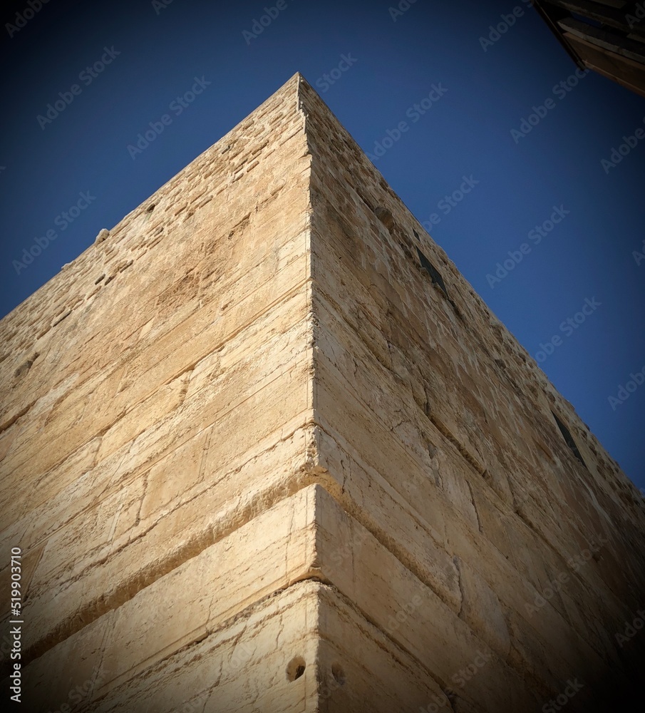 Corner of Herod's Temple where Satan Tempted Christ Corner of Herod's Temple where Satan Tempted Christ