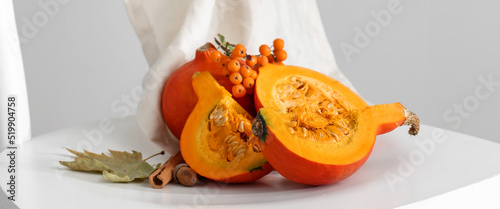 Autumn composition with fre...