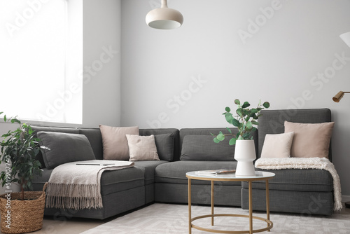 Interior of modern living r...