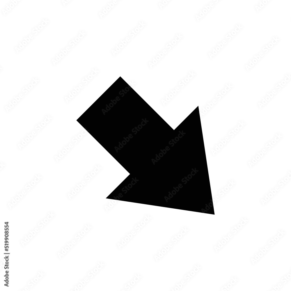 arrow icon vector design template simple and clean