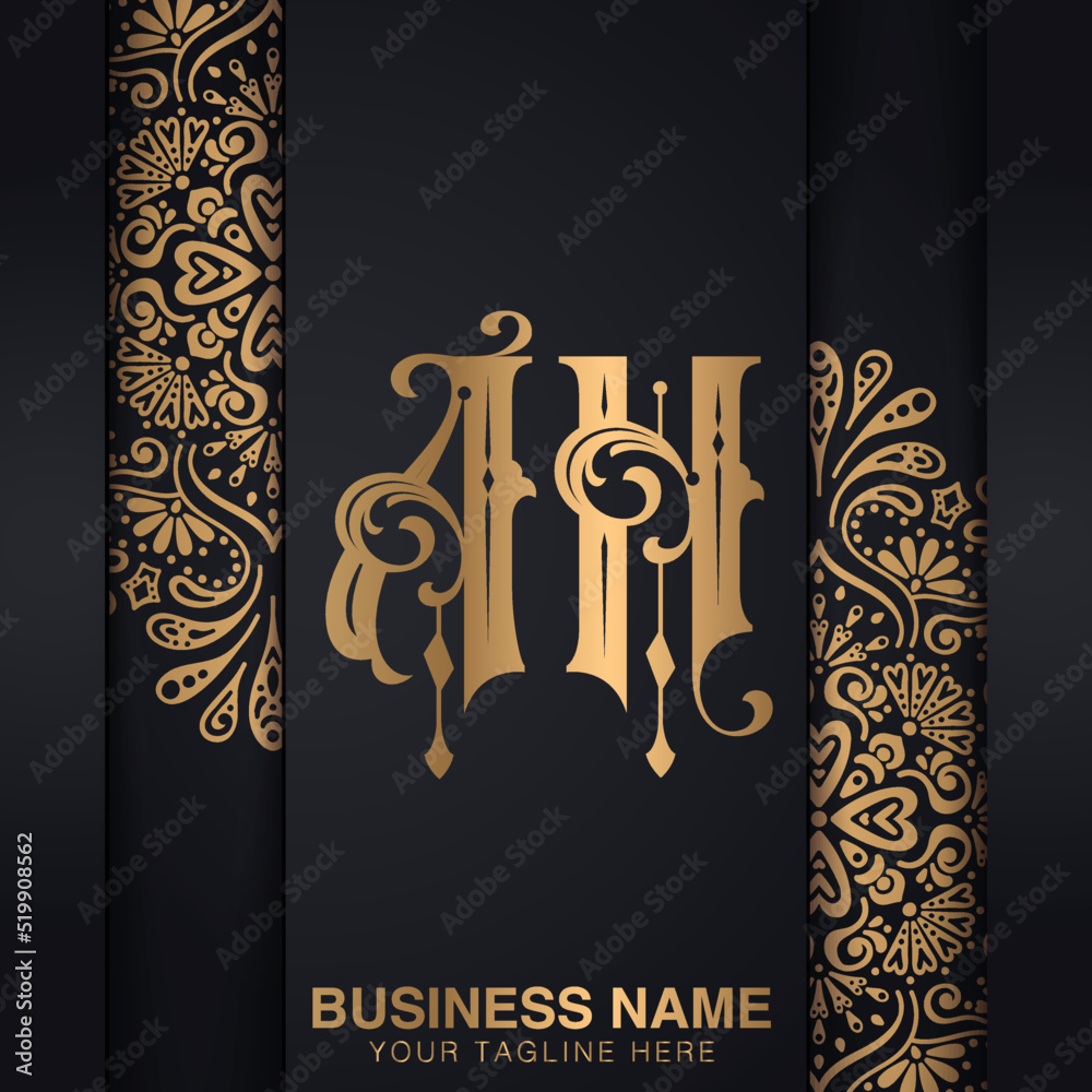 AH initial logo | initial based abstract modern minimal creative logo, vector template image. luxury logotype logo, real estate homie logo. typography logo. initials logo. AH initial logo | initial based abstract modern minimal creative logo, vector template image. luxury logotype logo, real estate homie logo. typography logo. initials logo.