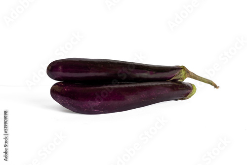 Wallpaper Mural purple eggplant isolated on a white background Torontodigital.ca