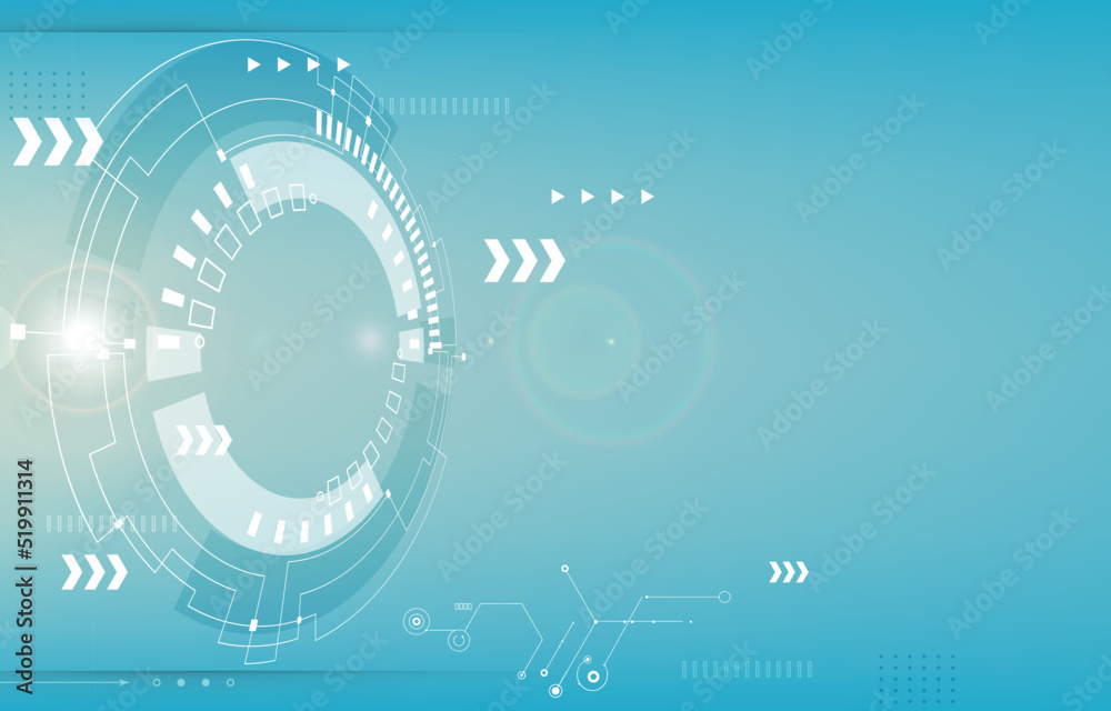 Technology computer internet speed concept vector background