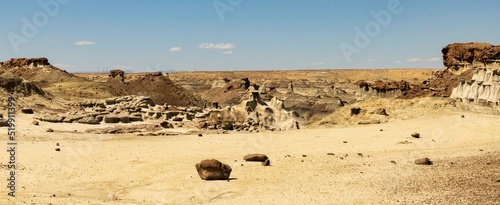 Bisti Badlands rock formation