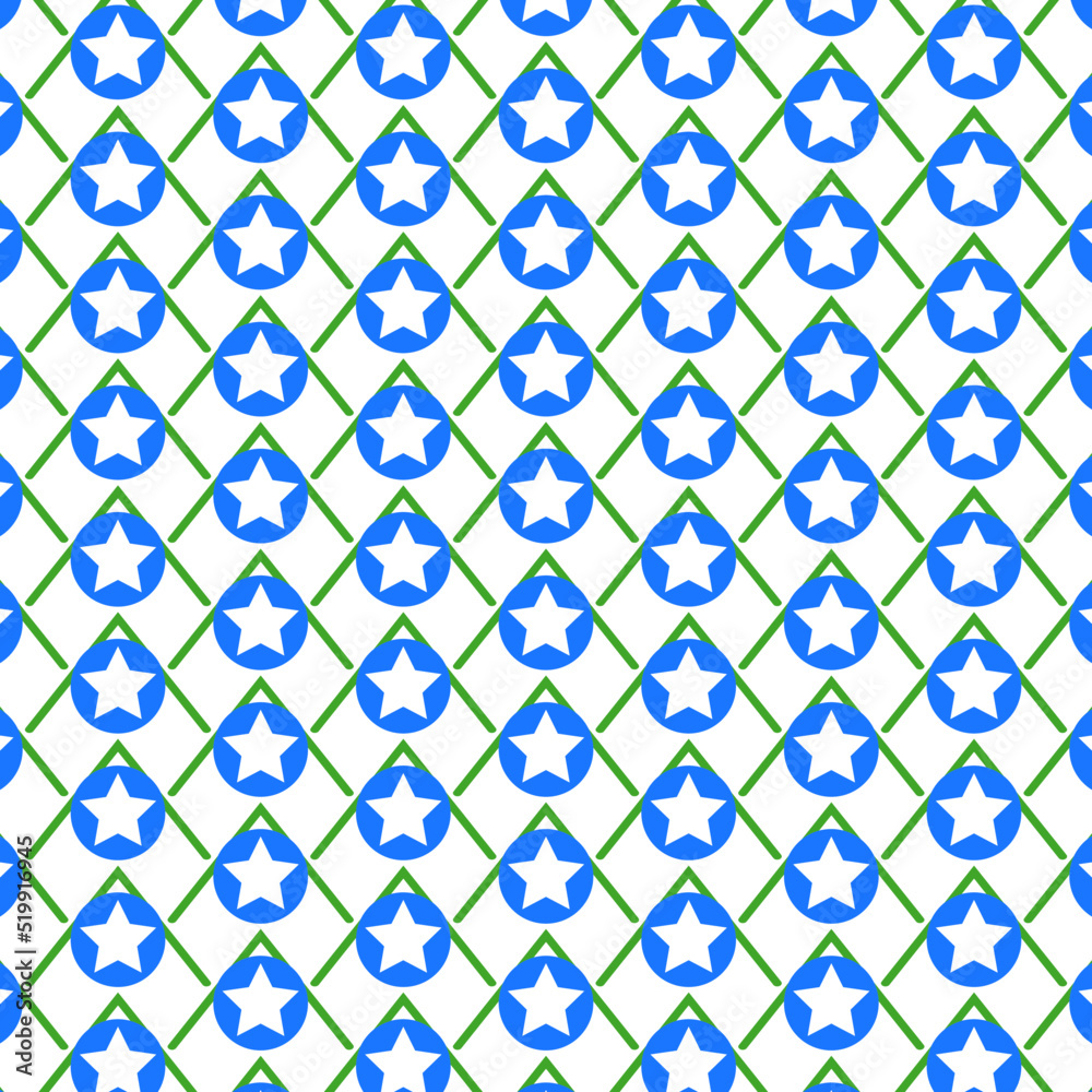Repeating stars pattern on trendy blue color background. Repeating stars pattern on trendy blue color background.