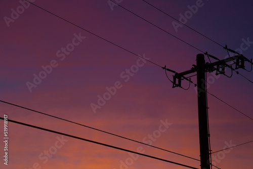 wires in the sky 