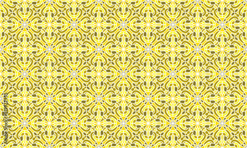 gold background ethnic pattern abstract