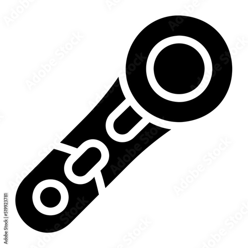 Rotary Cutter glyph icon