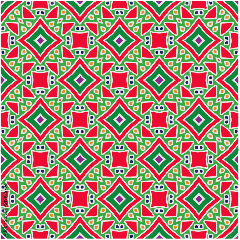 Seamless vector pattern. Background texture in geometric ornamental style.Repeat background.