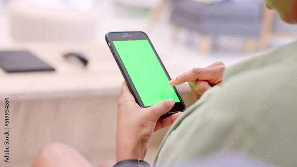 Green screen, copy space and chroma key on phone for website, marketing and promotion. Closeup of hands scrolling, browsing and searching online. Lady reading fake news and joining dating app Green screen, copy space and chroma key on phone for website, marketing and promotion. Closeup of hands scrolling, browsing and searching online. Lady reading fake news and joining dating app