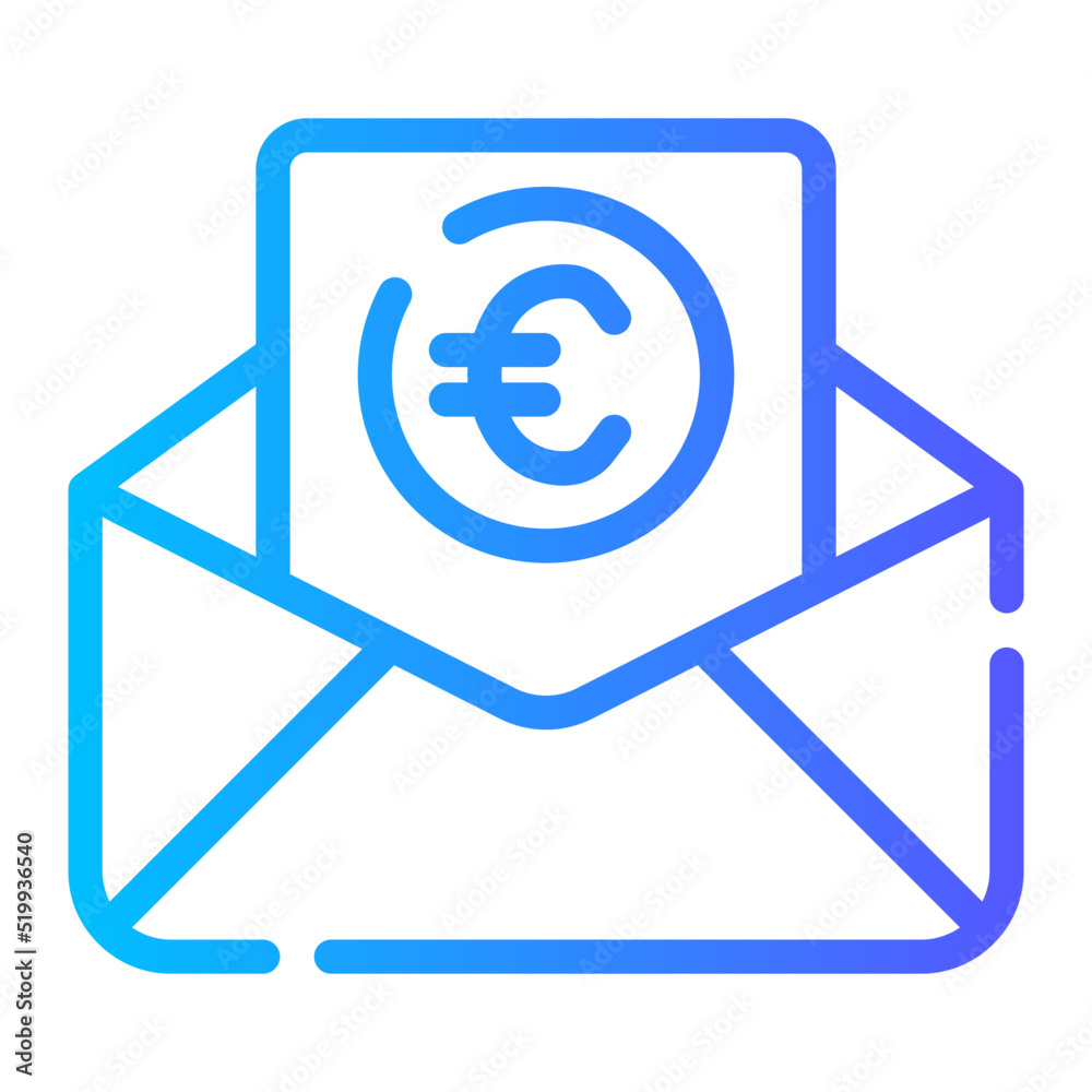mail gradient icon mail gradient icon
