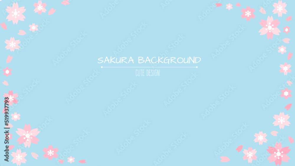 Cute sakura background