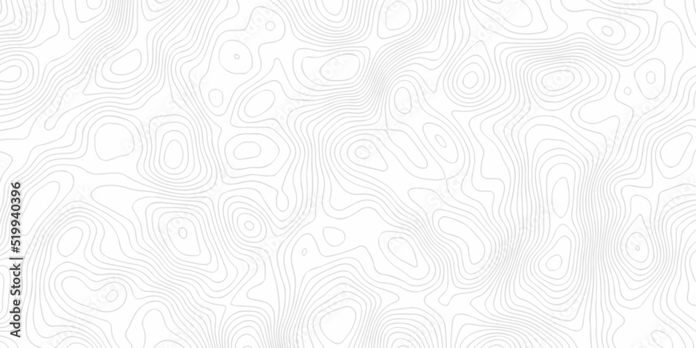 Topographic map. Geographic mountain relief. Abstract lines background. Contour maps. Vector illustration, Topo contour map on white background, Topographic contour lines vector map seamless pattern.