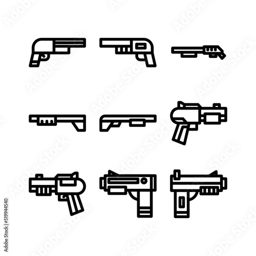 shotgun icon or logo isolated sign symbol vector illustration - high quality black style vector icons  © Rudi supriyanto