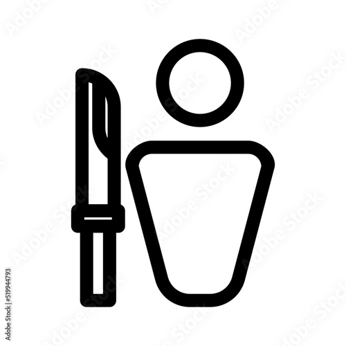 assassination icon or logo isolated sign symbol vector illustration - high quality black style vector icons
