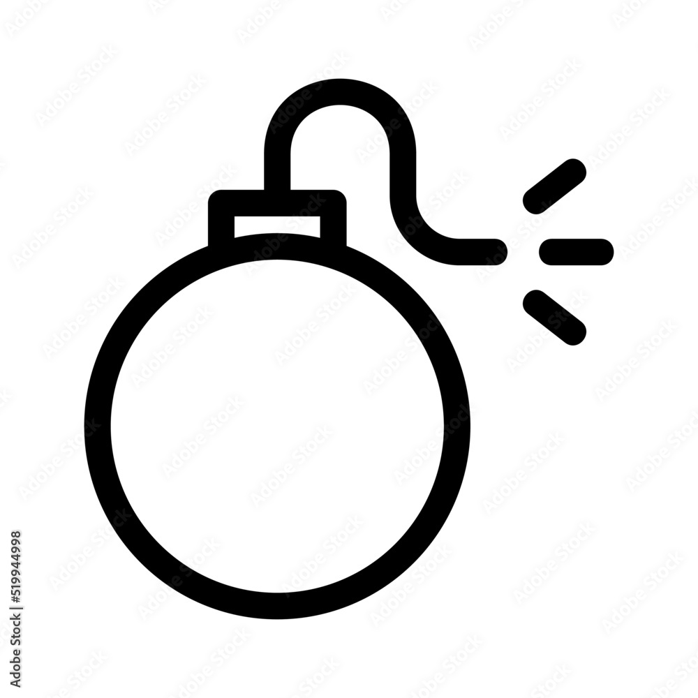 bomb icon or logo isolated sign symbol vector illustration - high quality black style vector icons
