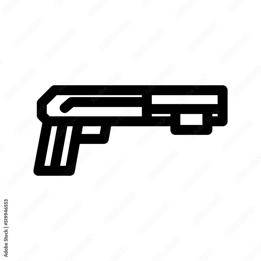 shotgun icon or logo isolated sign symbol vector illustration - high quality black style vector icons
