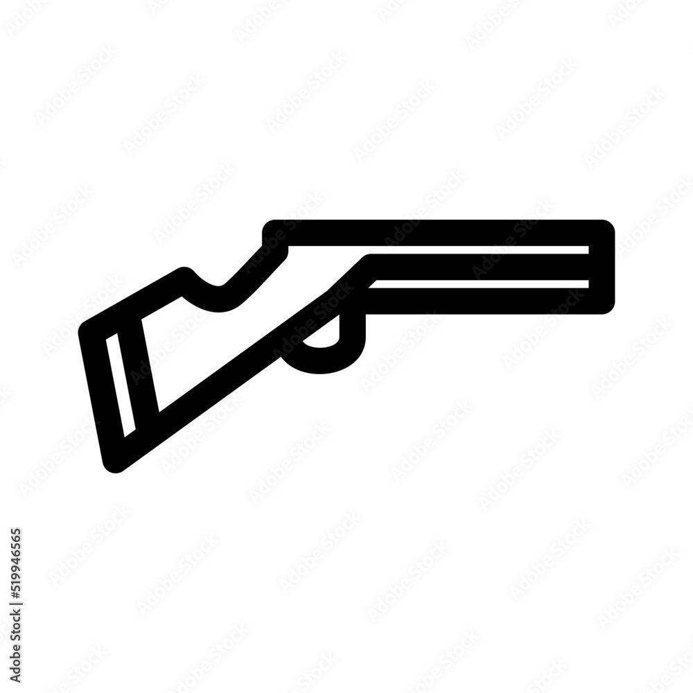 shotgun icon or logo isolated sign symbol vector illustration - high quality black style vector icons
