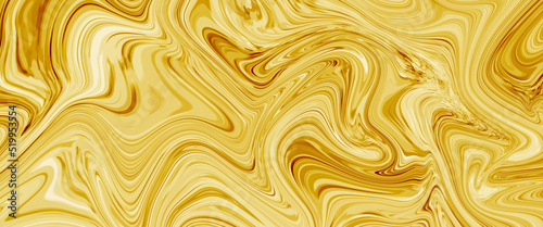 Abstract beautiful gold or orange swirl liquid background, Stylist marble background for abstract modern gold liquid background design with wave pattern in gold liquid luxury marble background.