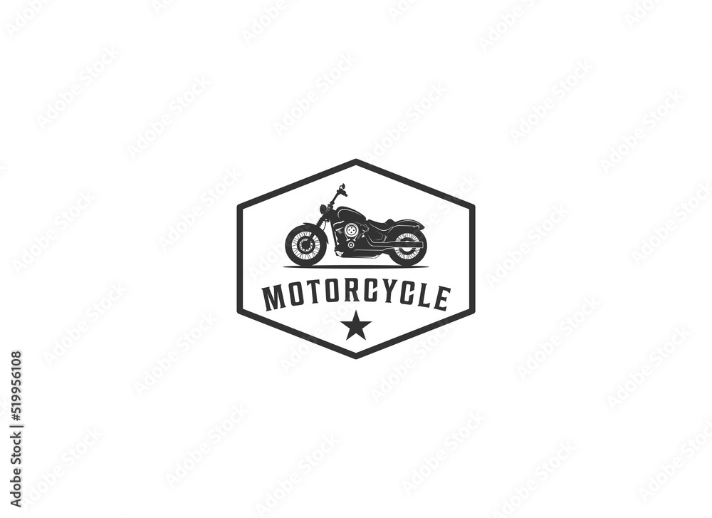 motor cycle template in white background