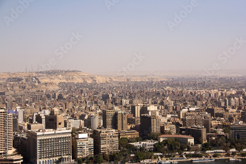 Great view of Downtown Cairo and the Nile river
