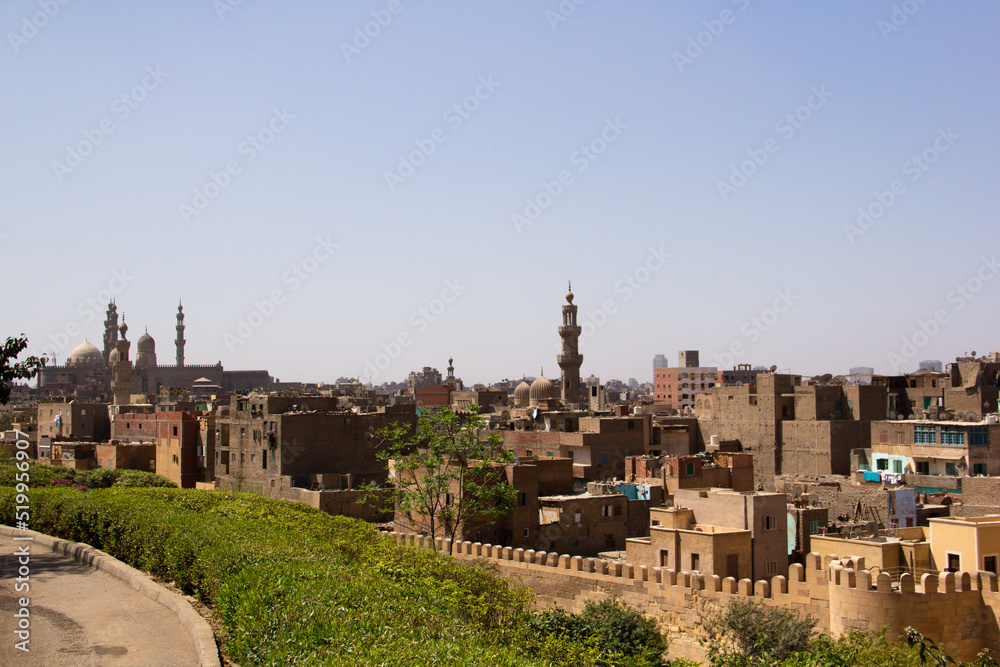 A view of Old Cairo Islamic quarter