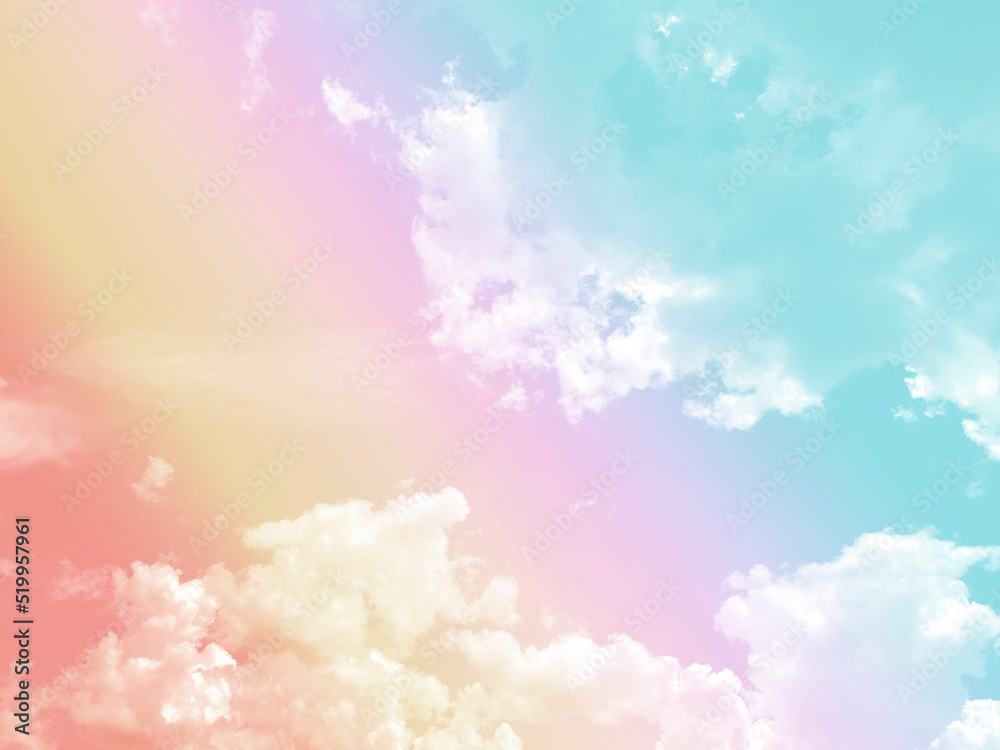Sky and clouds in pastel tones for graphic design or wallpaper Sky and clouds in pastel tones for graphic design or wallpaper
