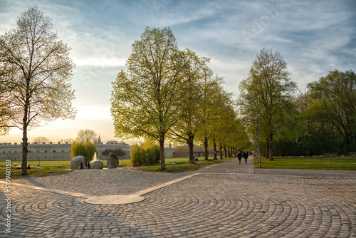 Autumn Park in Ingolstadt, klenzepark photo