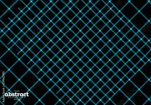 cyberpunk grid line in neon blue chessbord pattern technology Data comunication theme background for poster banner website brochure template product presentation package design vector eps.