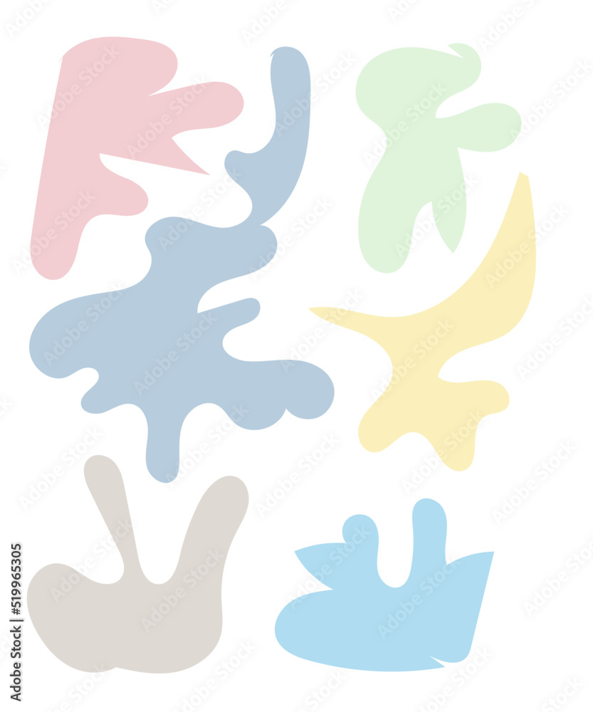 Abstract Shapes Pastel Background Abstract Shapes Pastel Background