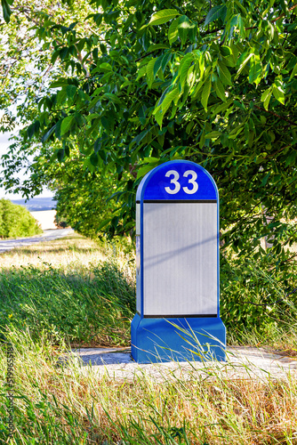 Kilometer pole