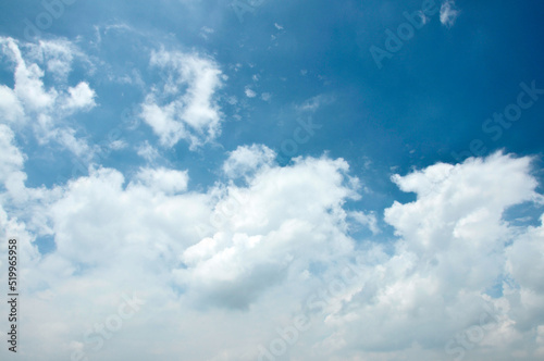 blue sky with clouds