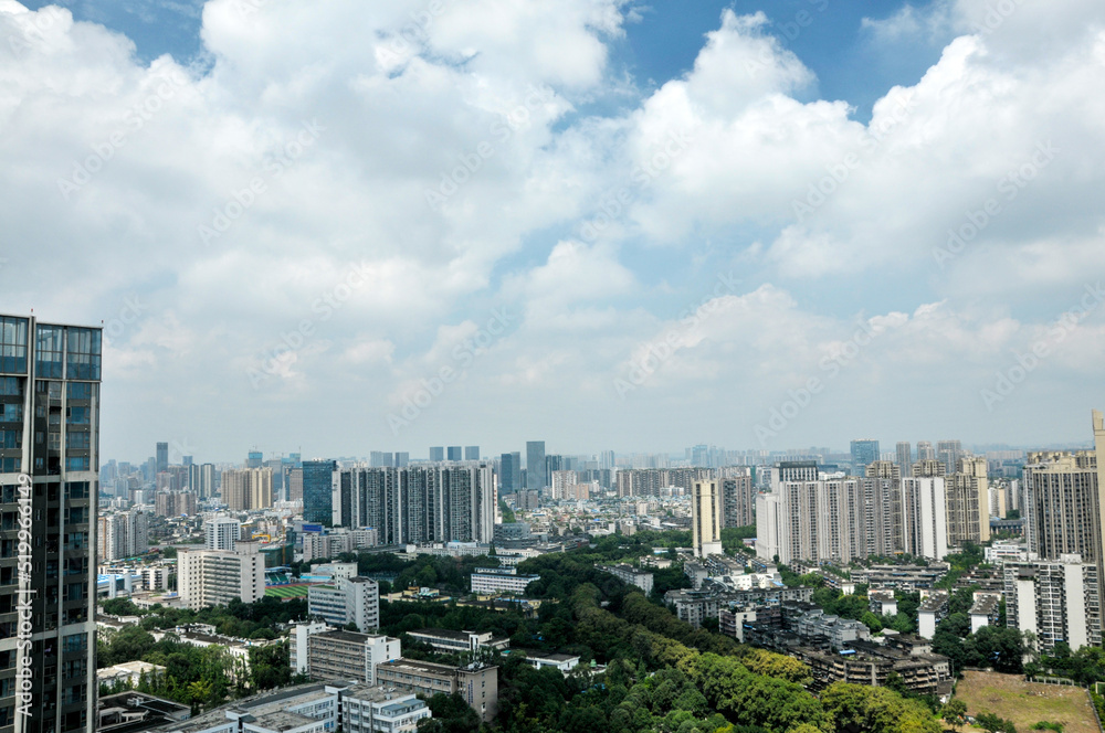 Obraz premium view of the city