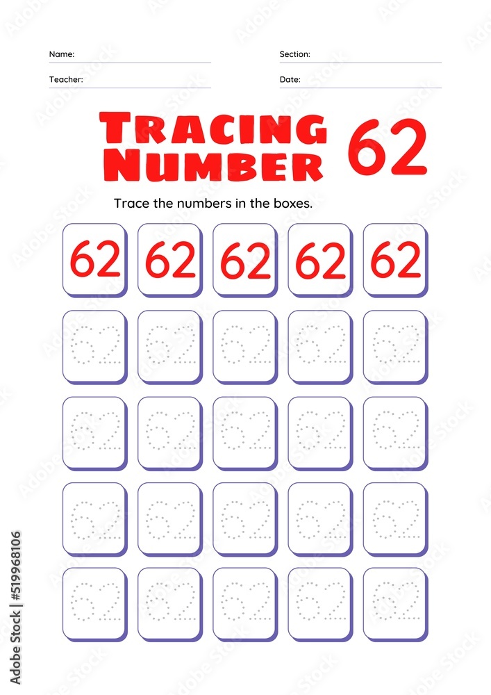 High Resolution full page Kids Counting 51 to 100 Practise Study Material, Number Tracing Homework Set for Preschool kids. High Resolution full page Kids Counting 51 to 100 Practise Study Material, Number Tracing Homework Set for Preschool kids.