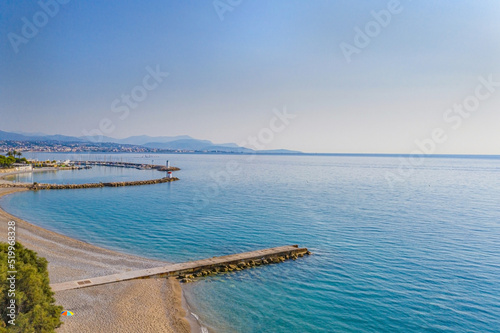 Plage de villeneuve-loubet. Côte d'azur