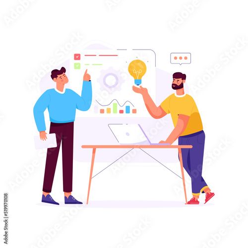 Time management flat illustration is ready for premium use   © Vectors Market