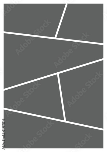 Comic Frame A4 Photo Collage Mood Board Frame Photo And Image Mosaic Presentation Template Photographs Collection