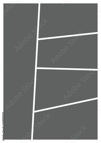 Comic Frame A4 Photo Collage Mood Board Frame Photo And Image Mosaic Presentation Template Photographs Collection