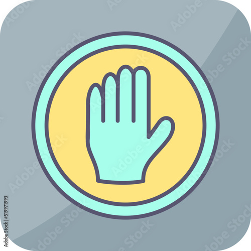 Halt Vector Icon